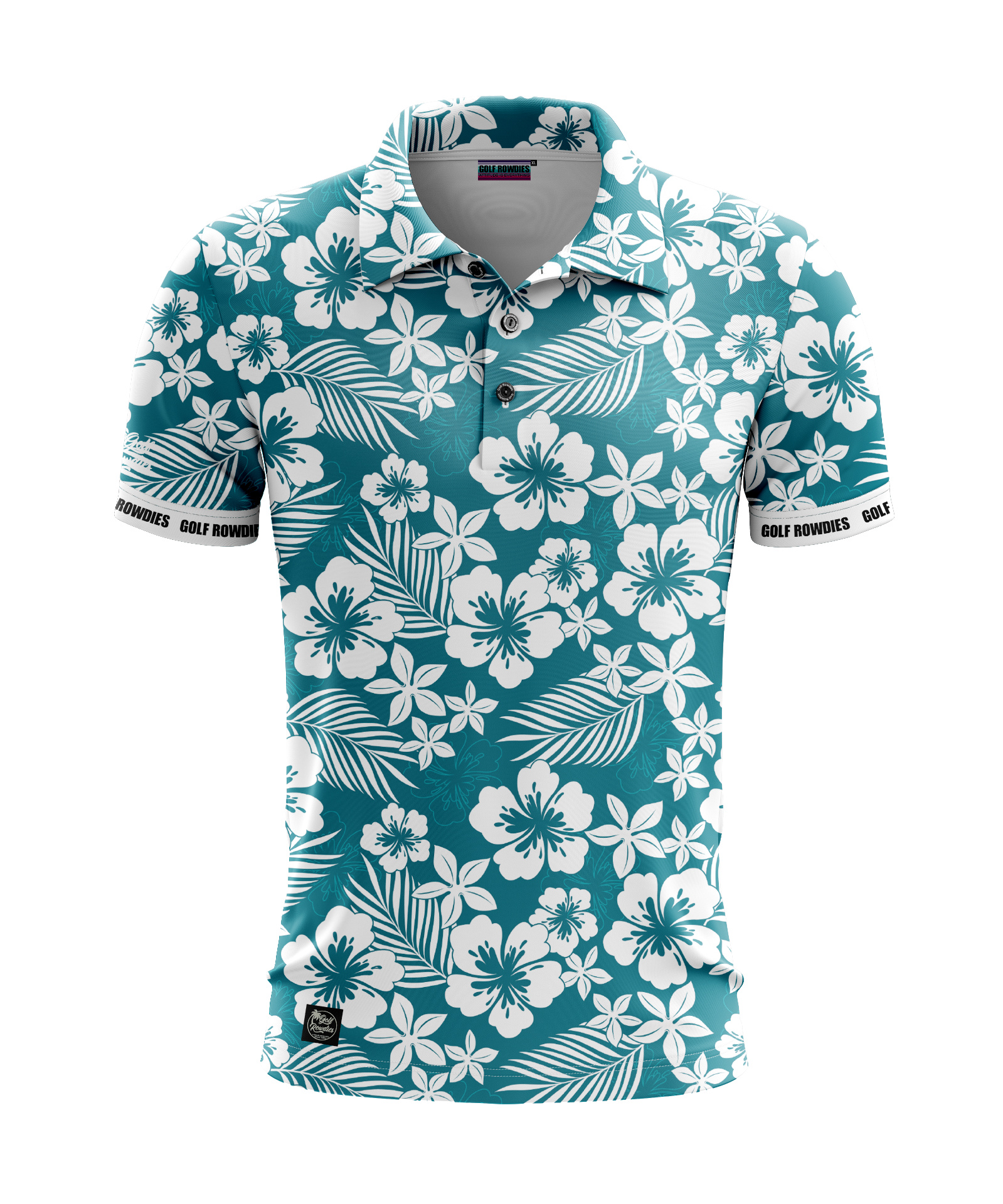 67jersey Men's Polo "Hibiskus"
