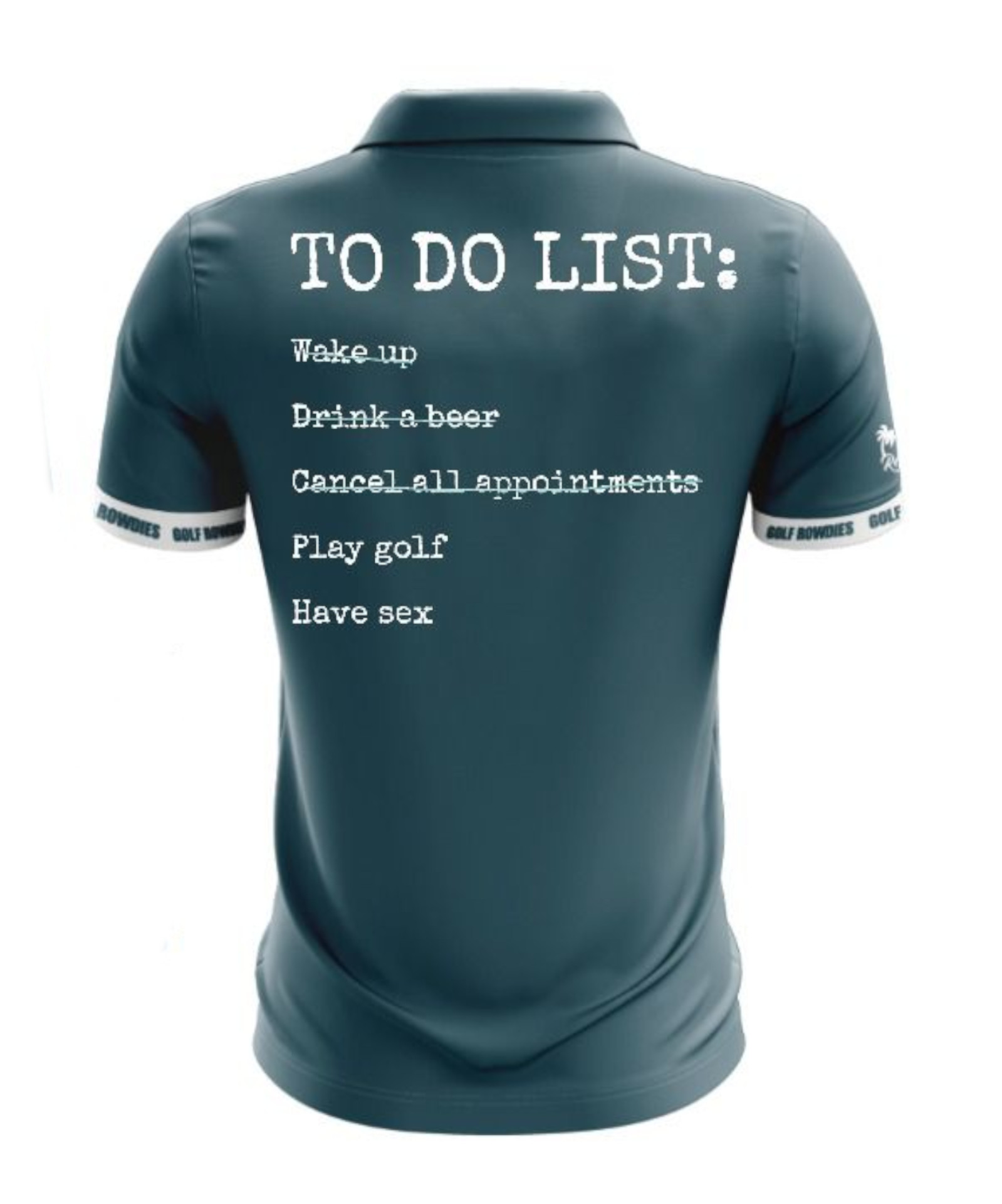 67jersey Men's Polo "To Do List"